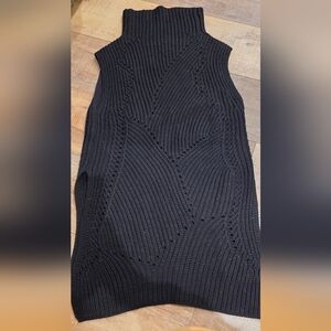 Wilfred Black Knit Long Tunic 100% Wool